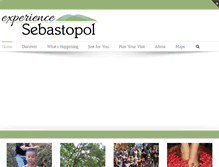 Tablet Screenshot of experiencesebastopol.com